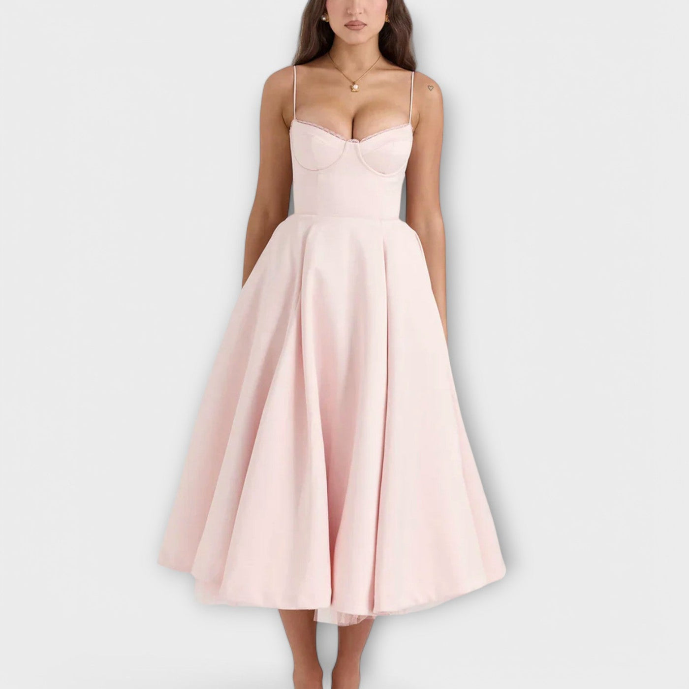 Mélie – Lengva vasarinė suknelė su rišimo detale