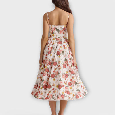 Mélie – Lengva vasarinė suknelė su rišimo detale