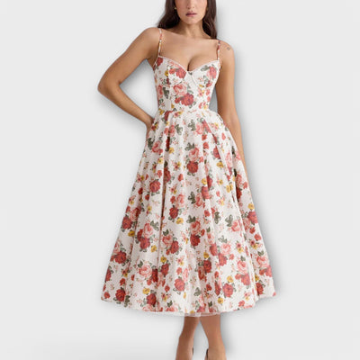 Mélie – Lengva vasarinė suknelė su rišimo detale