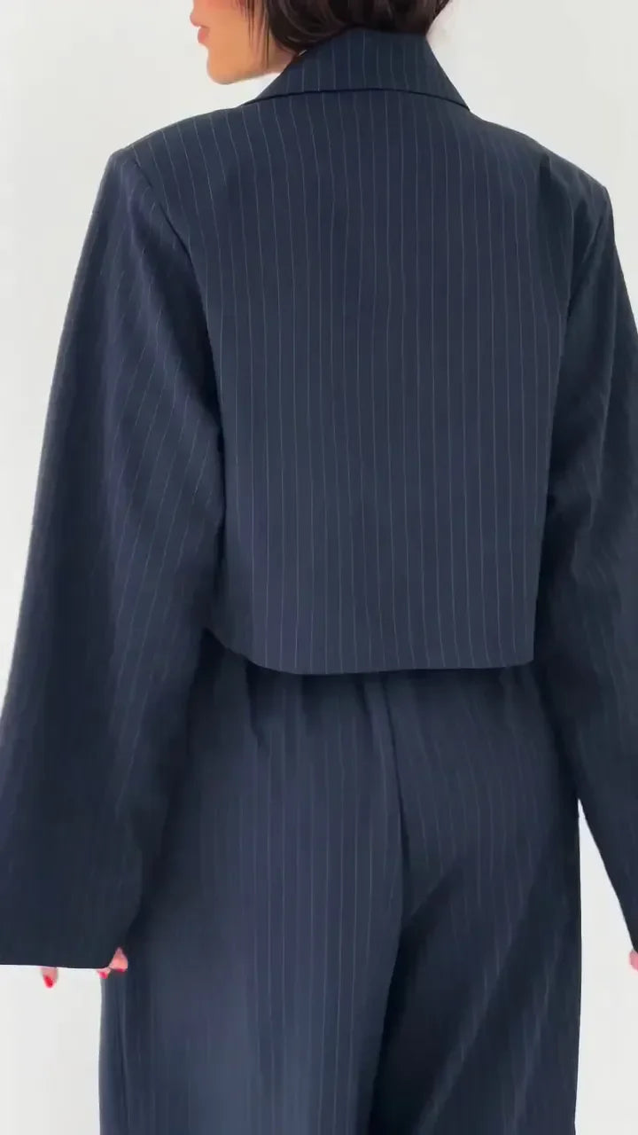 Eclat™ -Moteriškas Komplektas Bustier + Švarkas – Elegantiškas ir Madingas Stilius