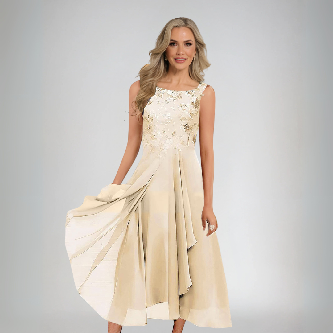 Marcela | Elegantiška nėrinių suknelė