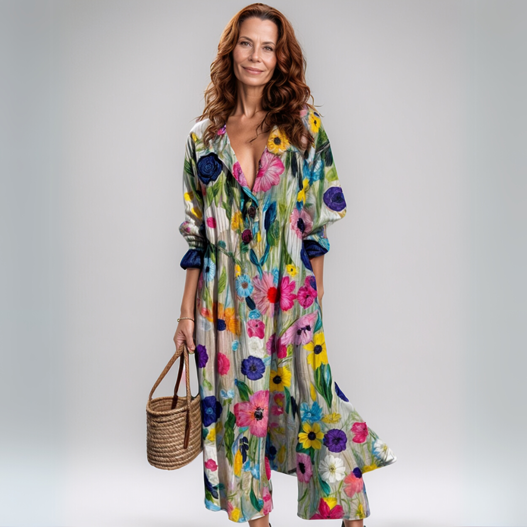 Charlotte | Lengva boho maksi suknelė vasaros dienoms