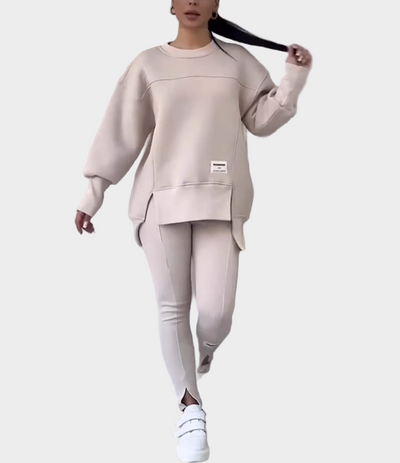 Moteriškas Sportinis Komplektas su Legingais ir Moderniu Patogumu