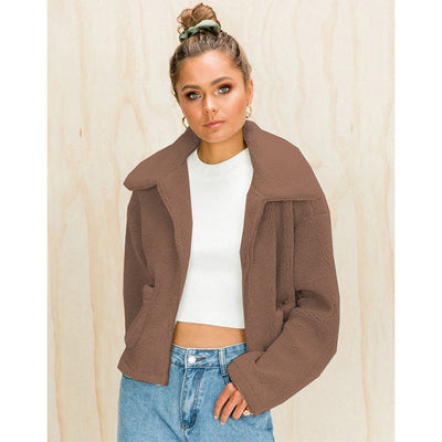 Suede striukė su užtrauktuku