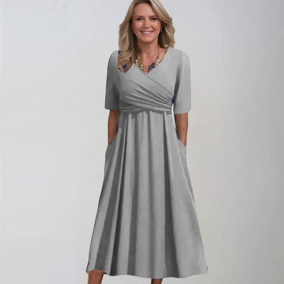 Petra | Elegantiška midi suknelė su kišenėmis