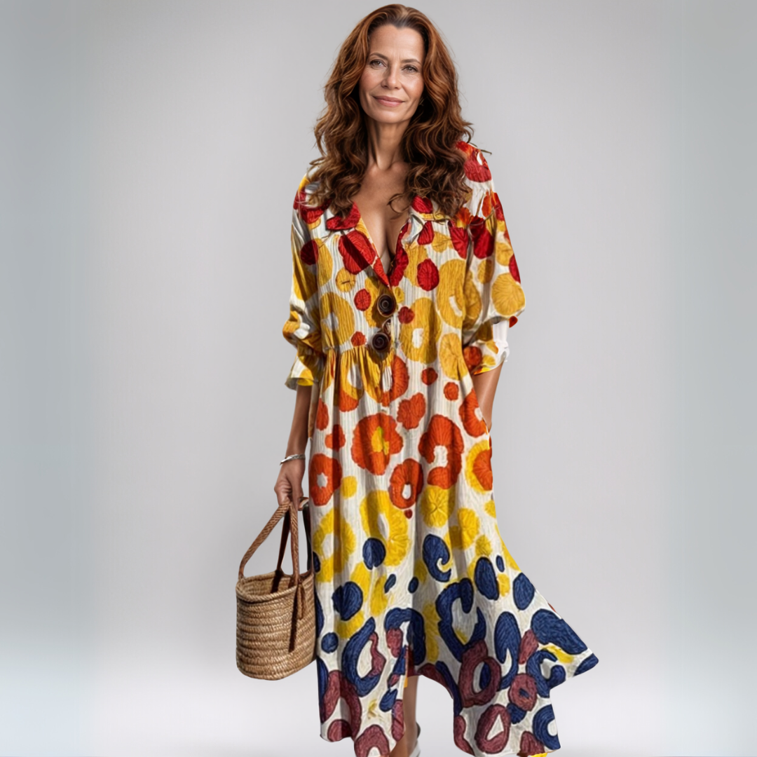 Charlotte | Lengva boho maksi suknelė vasaros dienoms