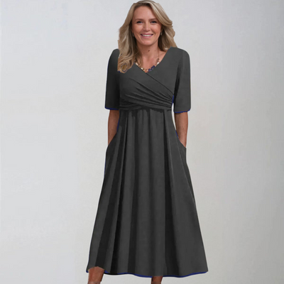 Petra | Elegantiška midi suknelė su kišenėmis