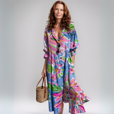 Charlotte | Lengva boho maksi suknelė vasaros dienoms