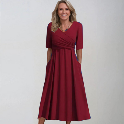 Petra | Elegantiška midi suknelė su kišenėmis