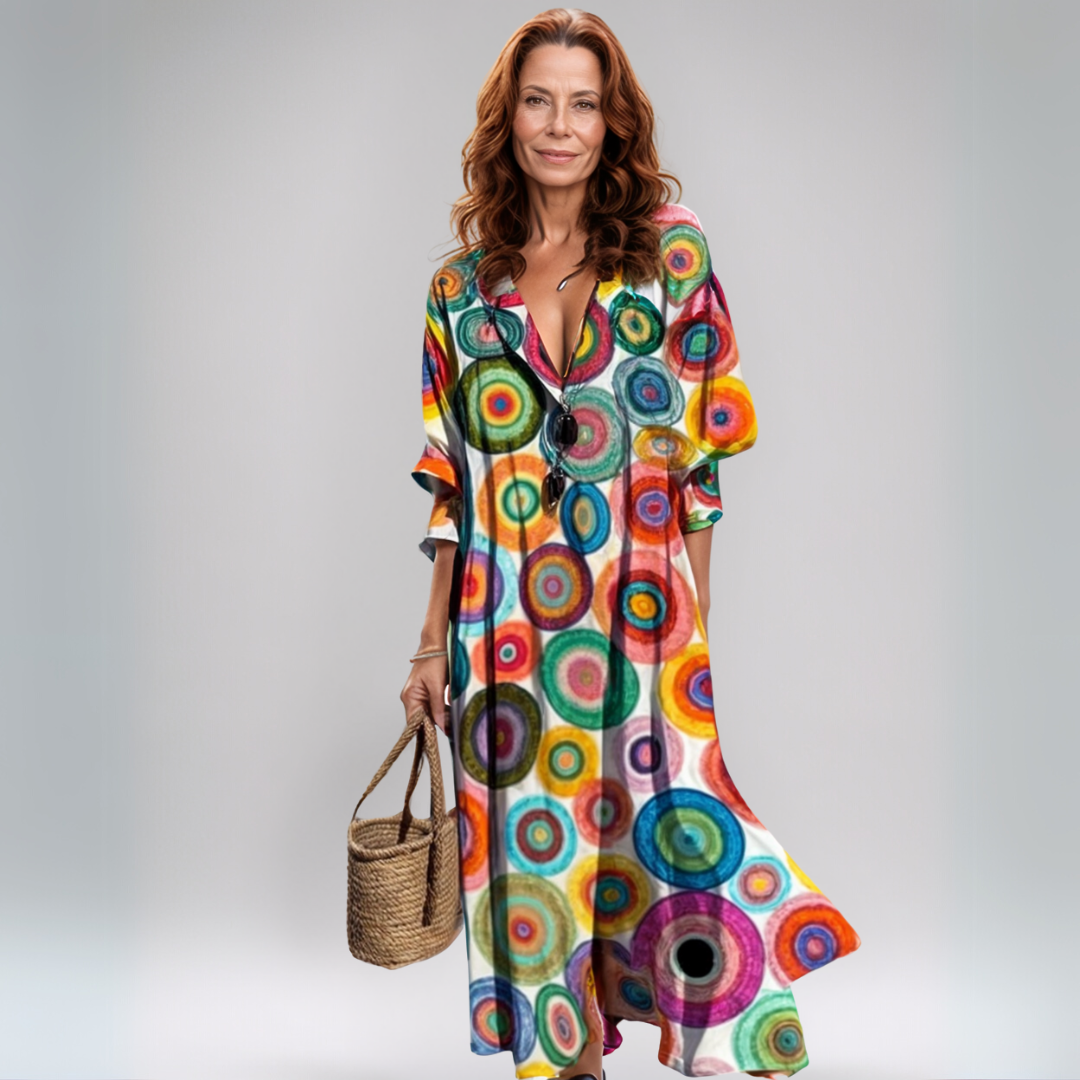 Charlotte | Lengva boho maksi suknelė vasaros dienoms