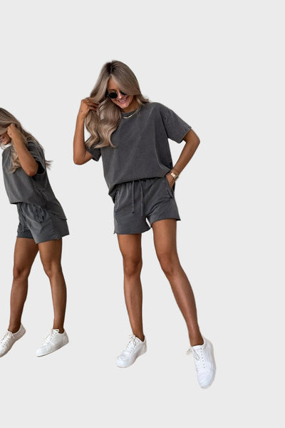 Dvigubo Spalvos Medvilnės 2 Dalių Komplektas