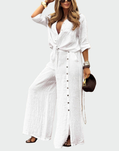 Moteriškas, modernus, vienos spalvos, dvikomplektis kostiumas