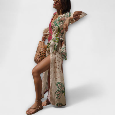 Tracey - Maxi suknelė su kaklo raišteliu