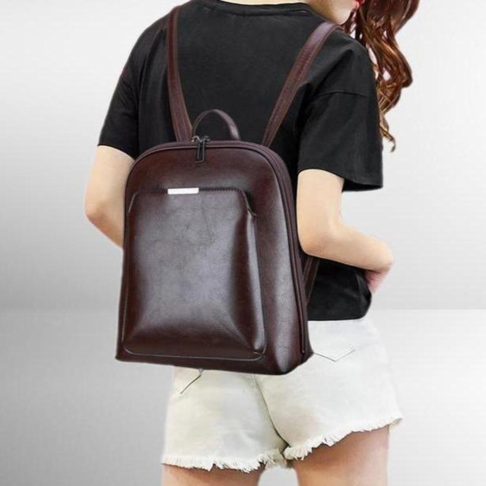 Stella | Klasikinis kuprinės modelis su dviguba užtrauktuku ir minimalistiniu dizainu