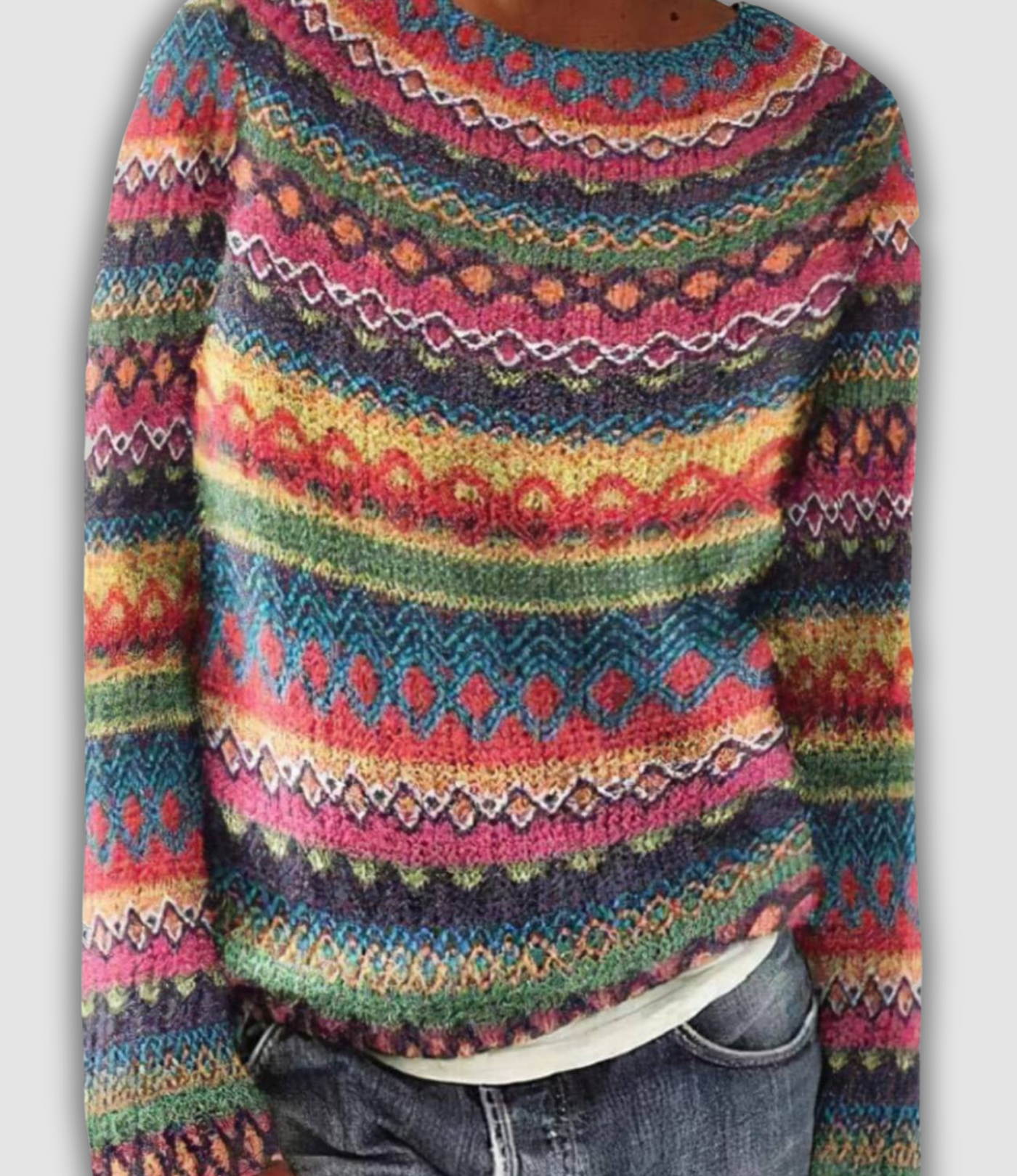 Dalia™ - Jaukus retro megztinis