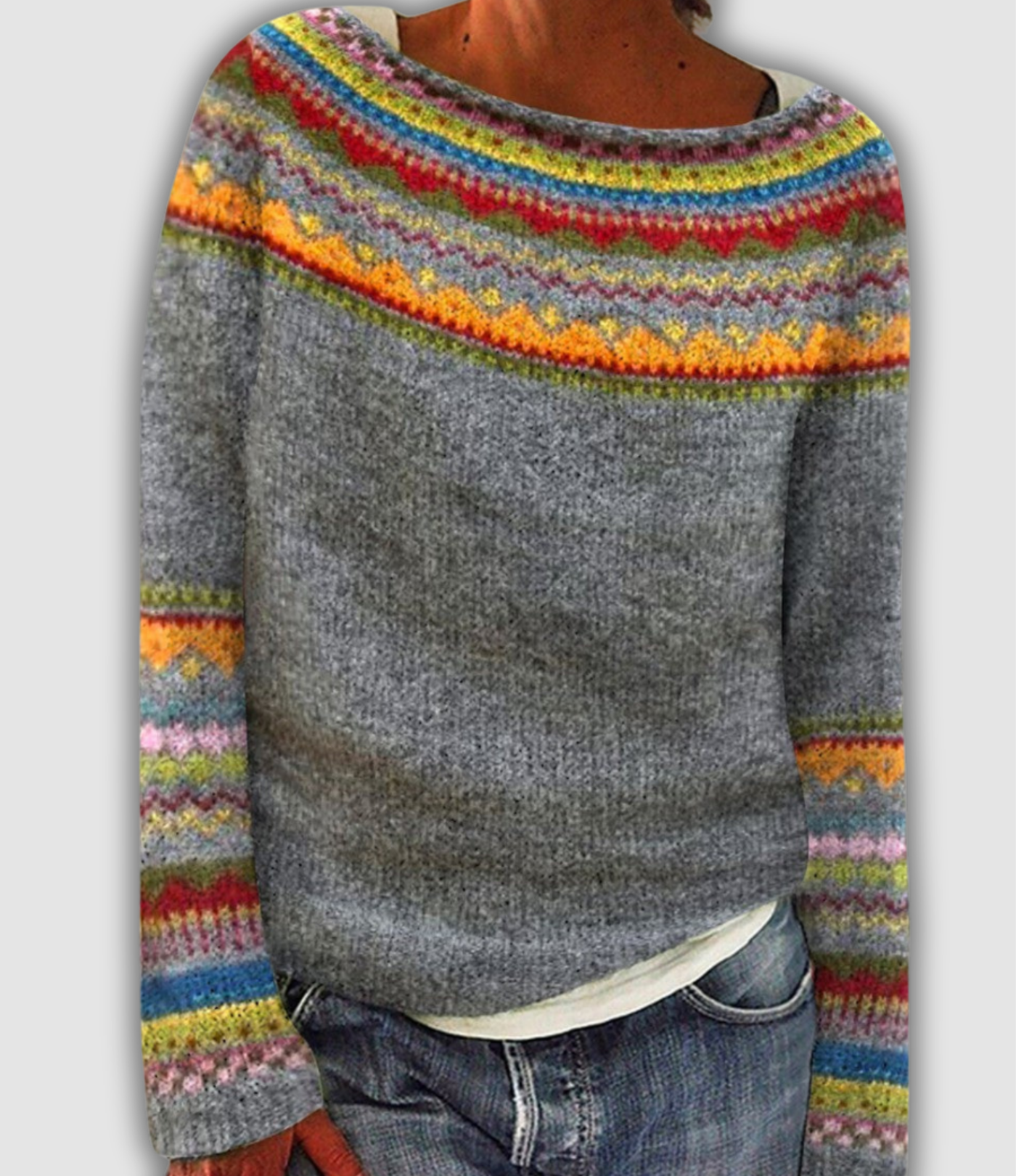 Leevke™ - Patogus Retro Megztinis