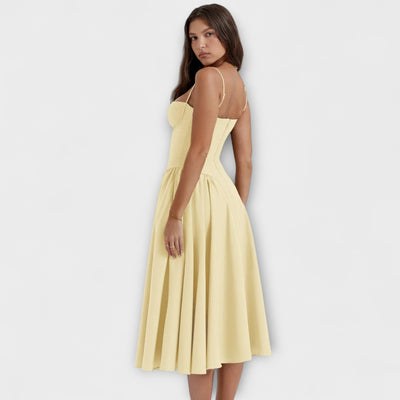 Rosalie - Elegantiška be rankovių suknelė