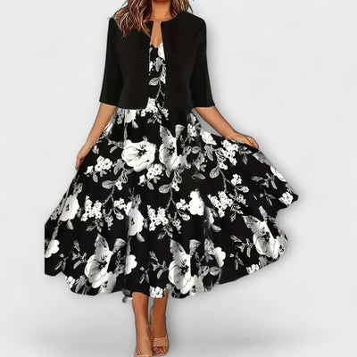 Midi Suknelė Moterims su Blazeriu