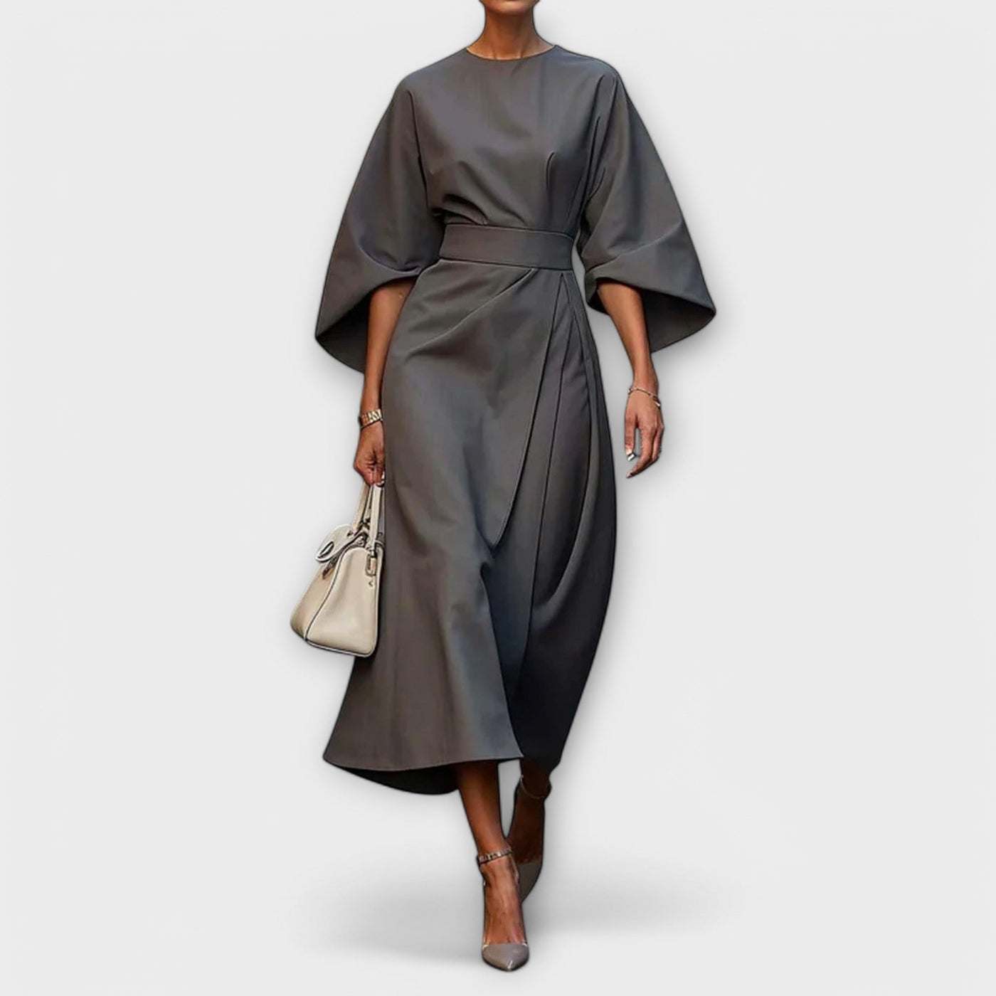 Sonia - Elegantiška suknelė su pūstomis rankovėmis