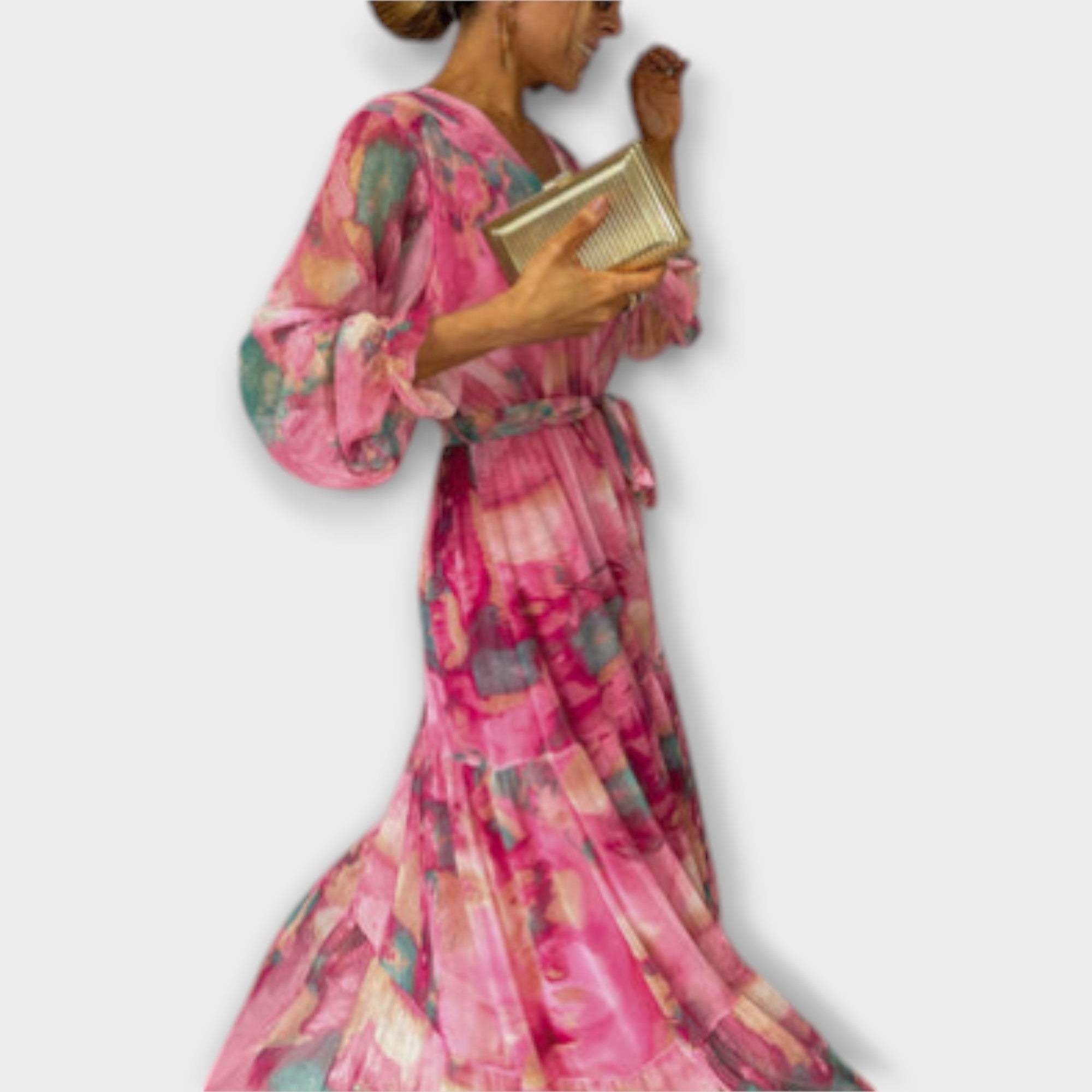 Evelyn - Maxi Suknelė Aquarelle Rêve