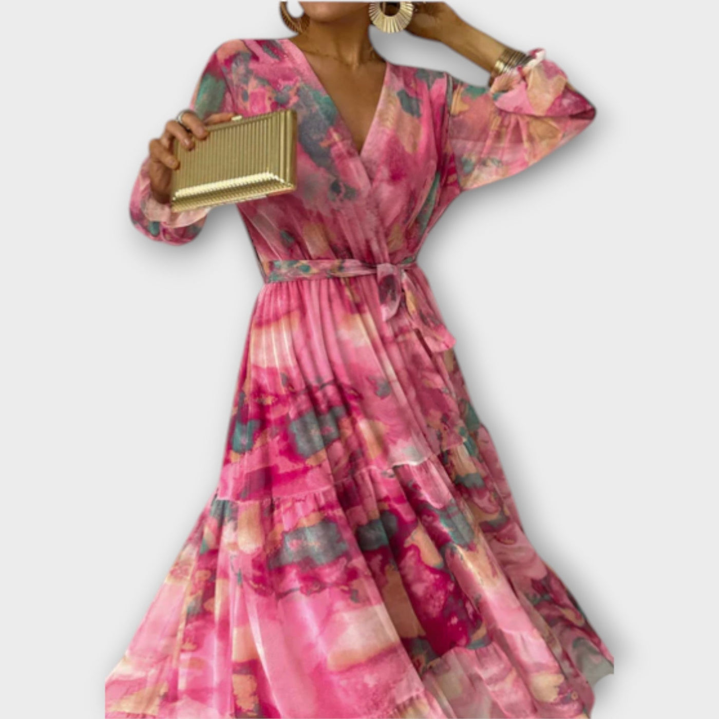 Evelyn - Maxi Suknelė Aquarelle Rêve