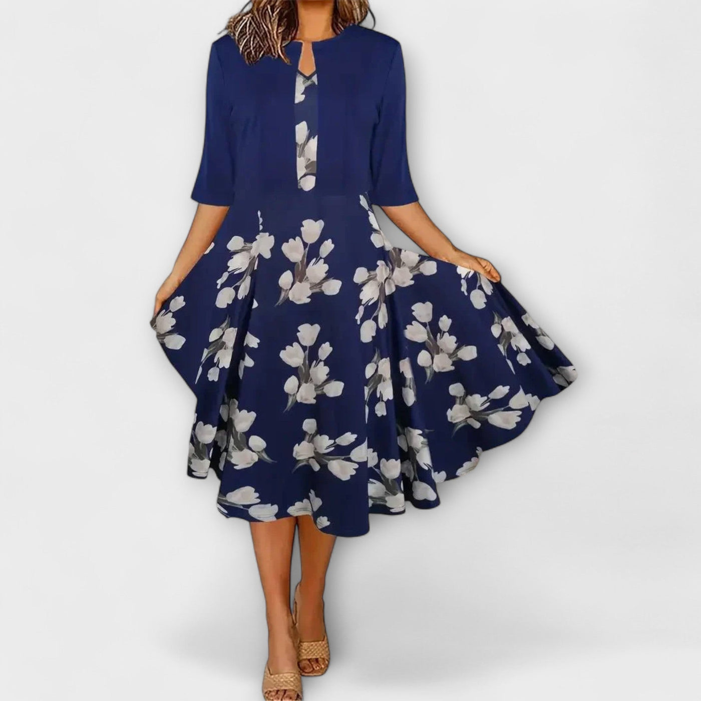 Midi Suknelė Moterims su Blazeriu