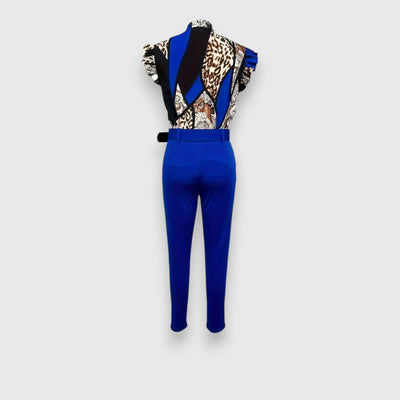 Dvišalės komplektas su modernių leopardų raštu