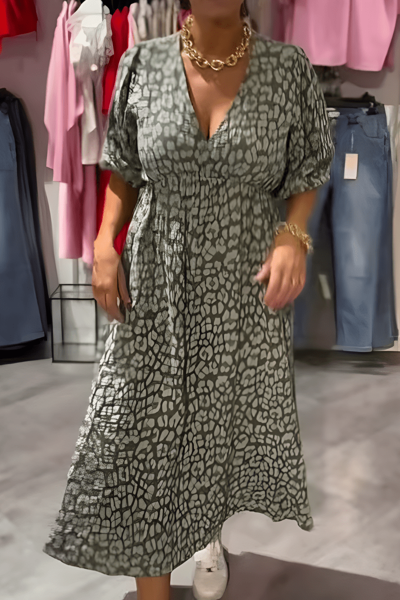 Anna™ | Lengva Lino Vasaros Suknelė