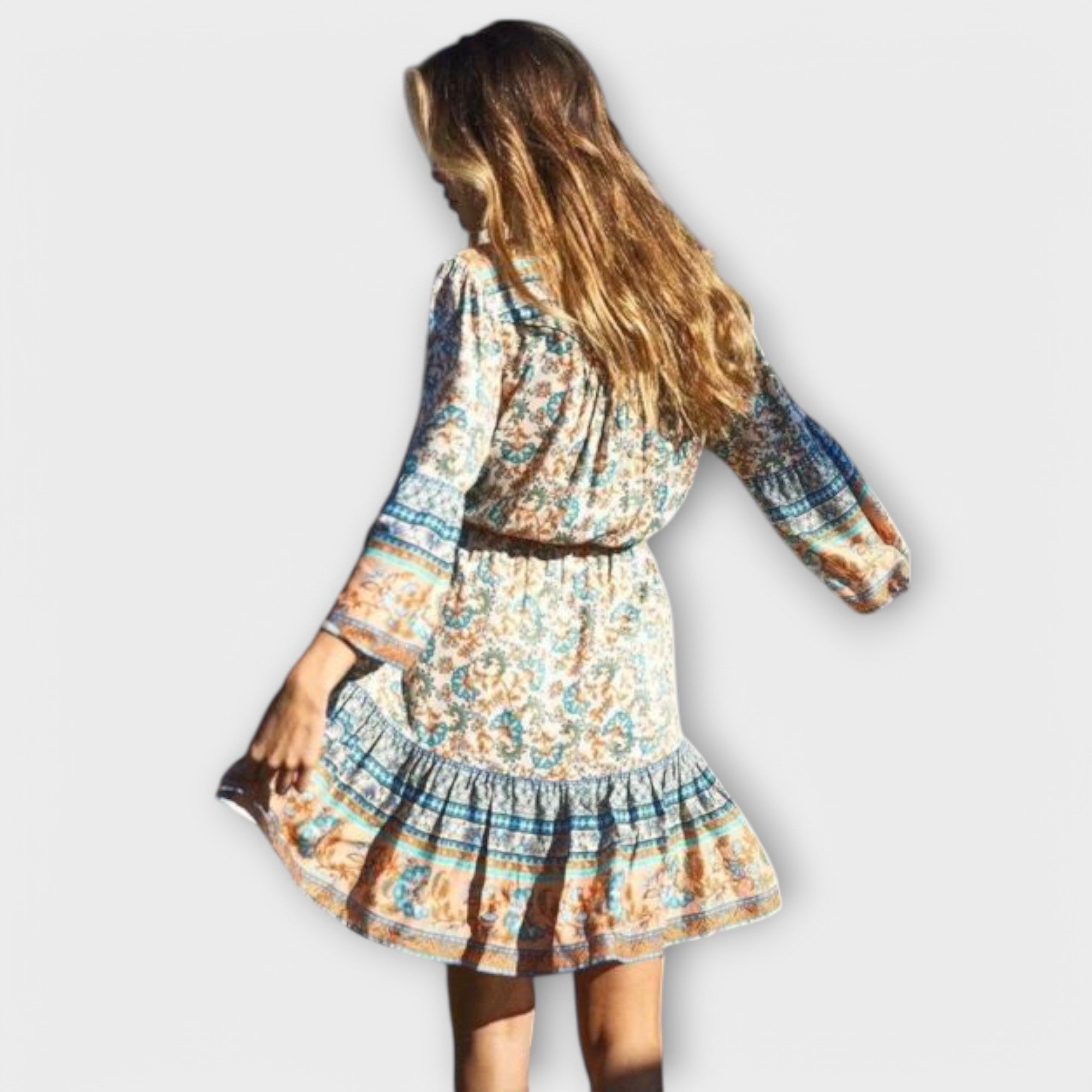 Keitha - Boho Stiliaus Suknelė