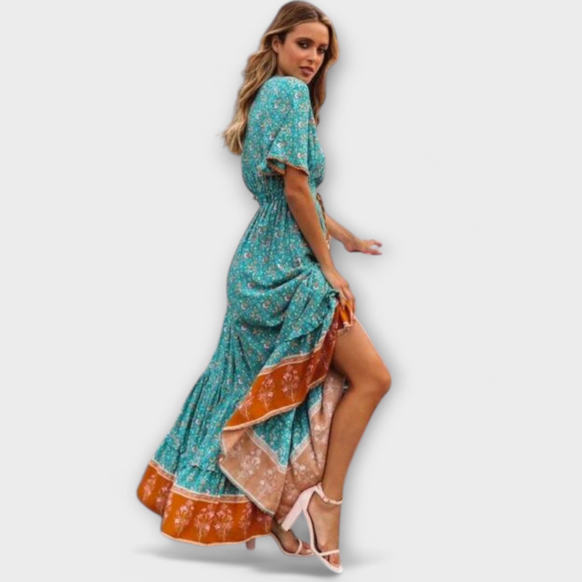 Sirva - Boho Maksidė Rūbas