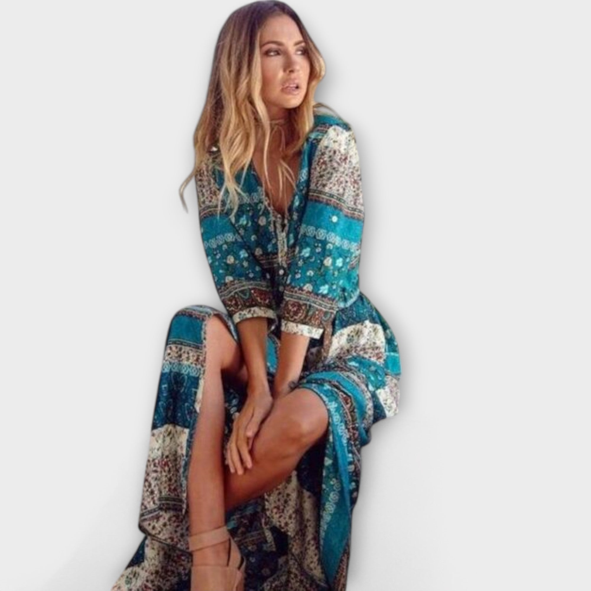 Cariba - Midi Boho Suknelė