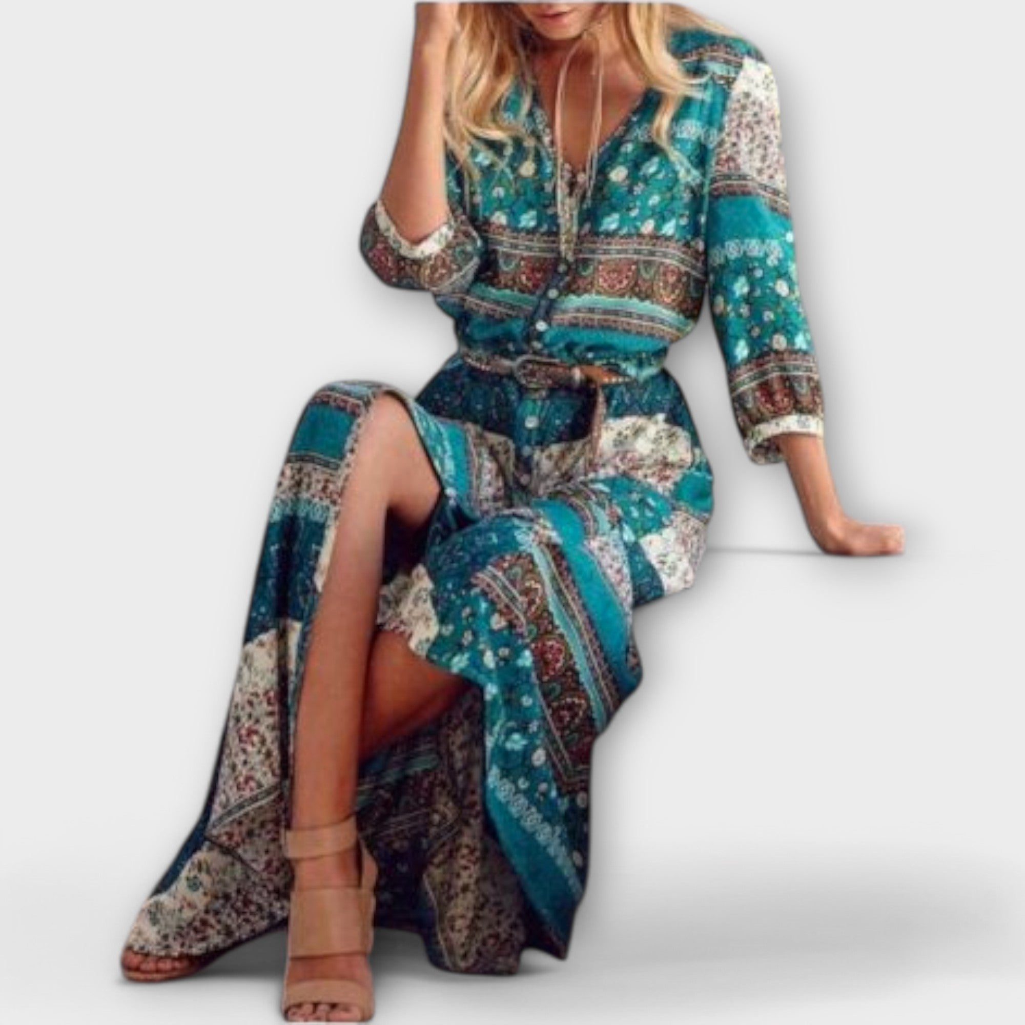 Cariba - Midi Boho Suknelė