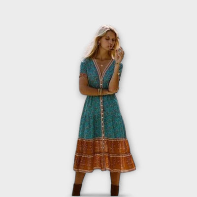 Ranya - Midi boho suknelė