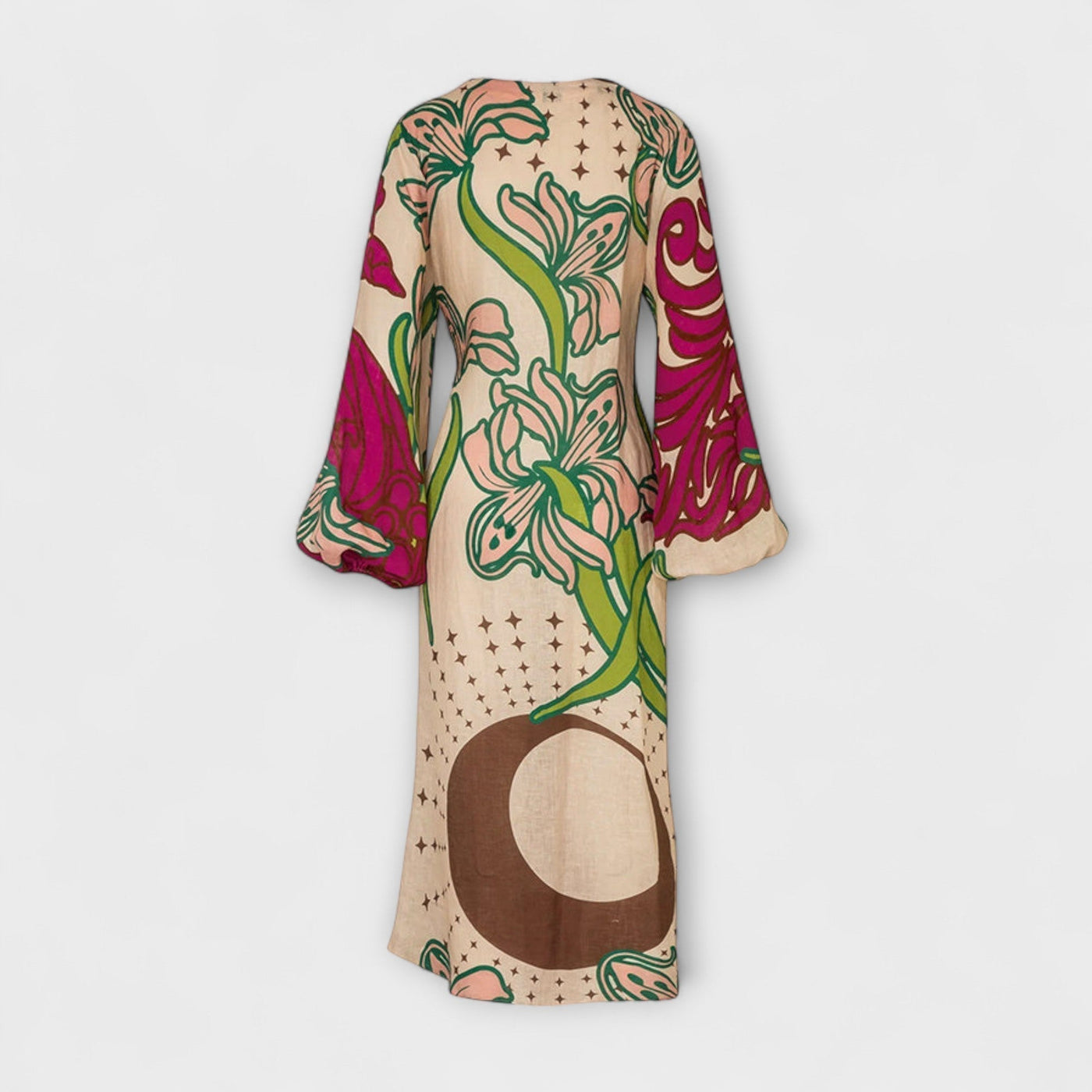 Tracey - Maxi suknelė su kaklo raišteliu