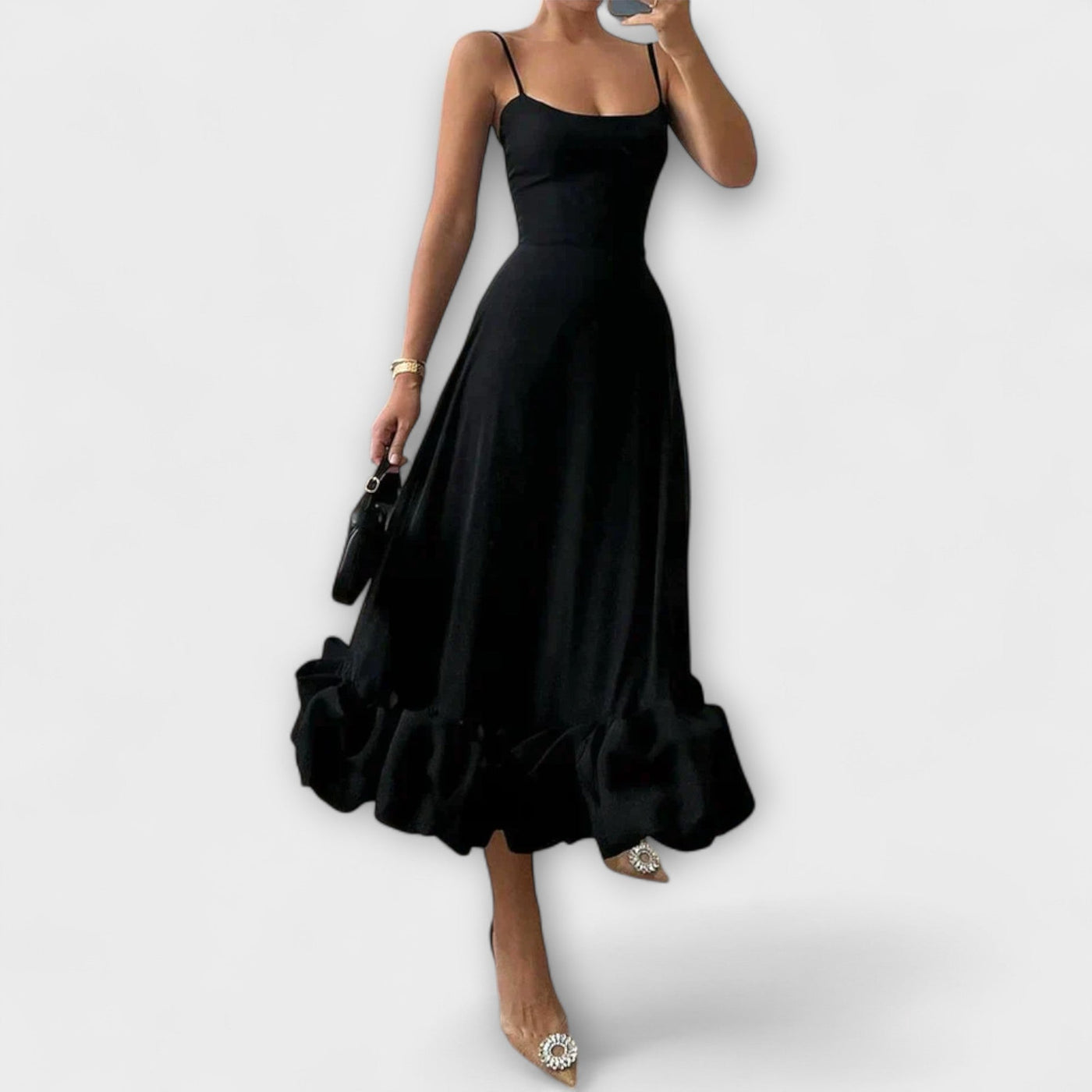 Lili - Midi Šventinė Suknelė