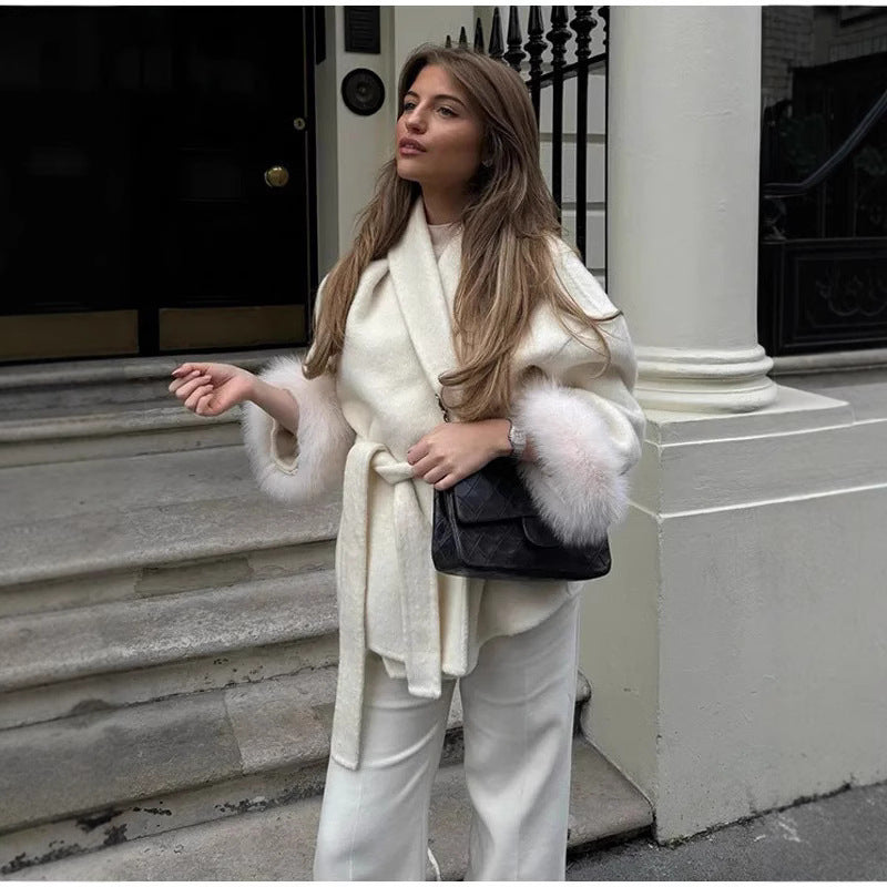 Dvivietis šiltas paltas rudeniui ir žiemai.