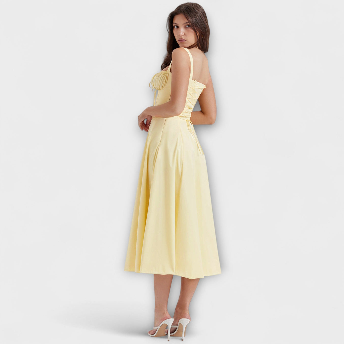 Zipporas - Moderni suknelė su gėlėmis