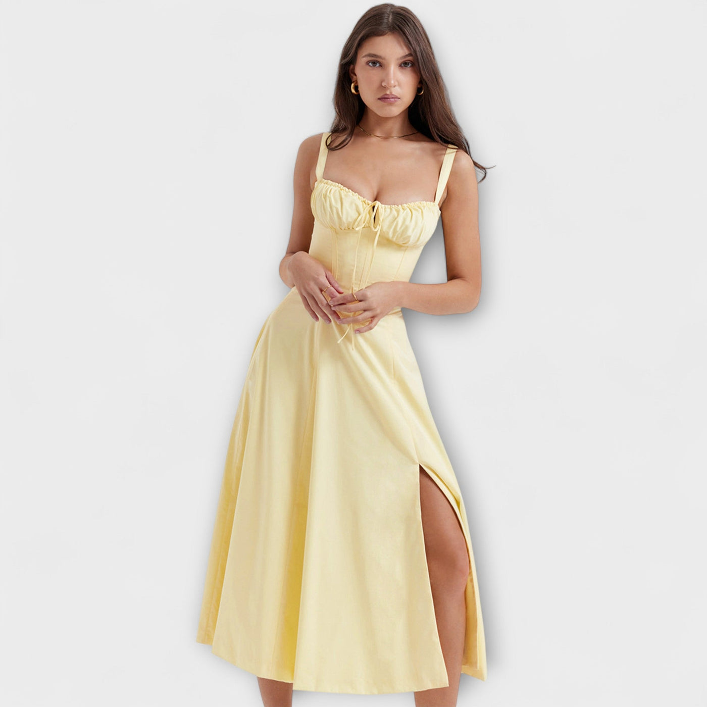 Zipporas - Moderni suknelė su gėlėmis