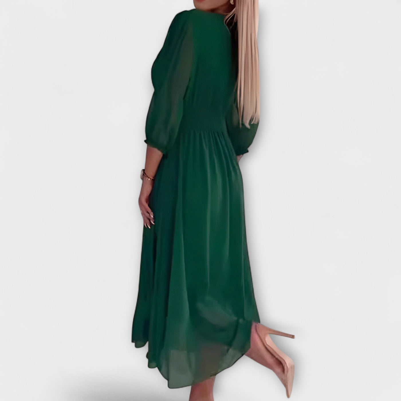 Nia - Elegantiška Odinė Suknelė