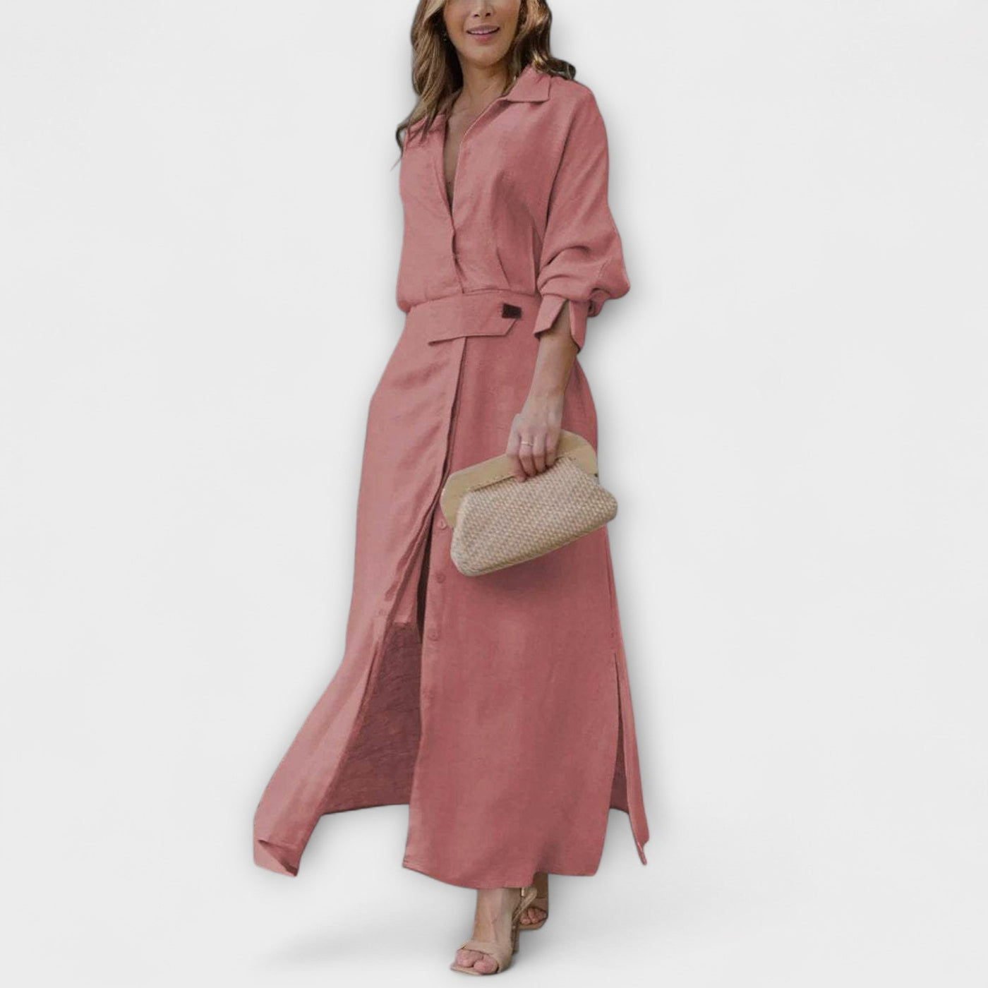 Jeanette - V formos iškirptės suknelė