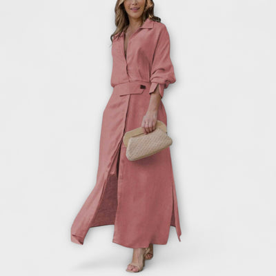 Jeanette - V formos iškirptės suknelė