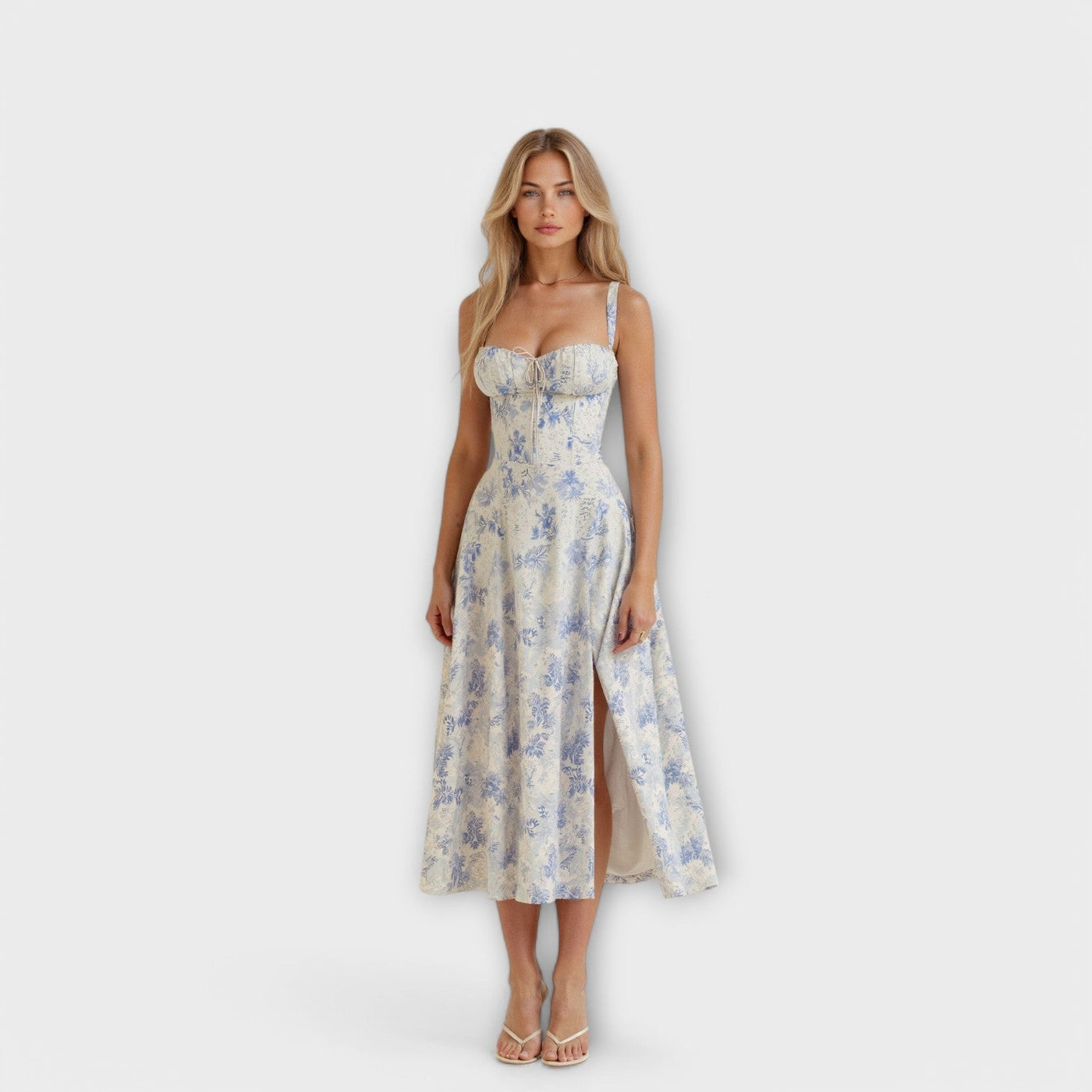 Kiana - Midi Korsetas Suknelė