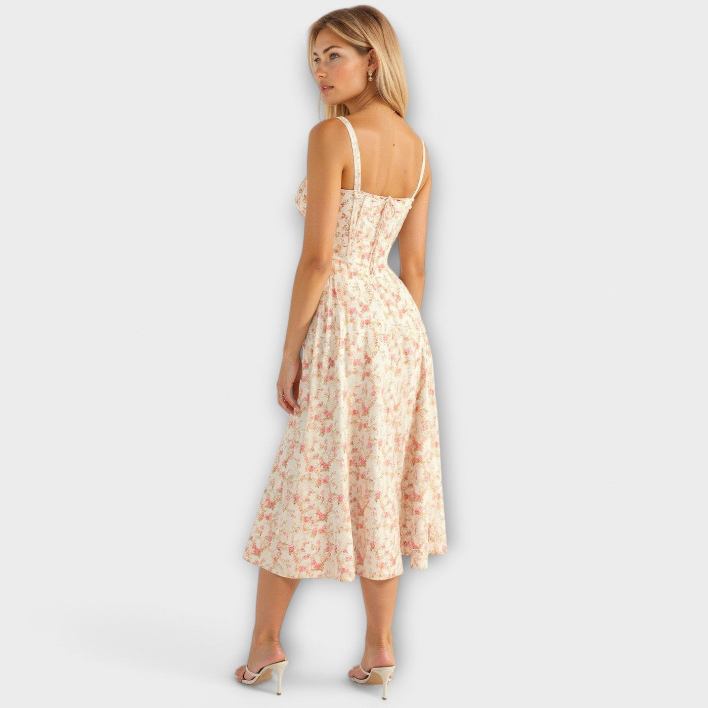 Kiana - Midi Korsetas Suknelė