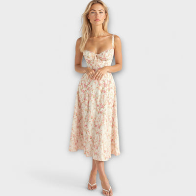 Kiana - Midi Korsetas Suknelė